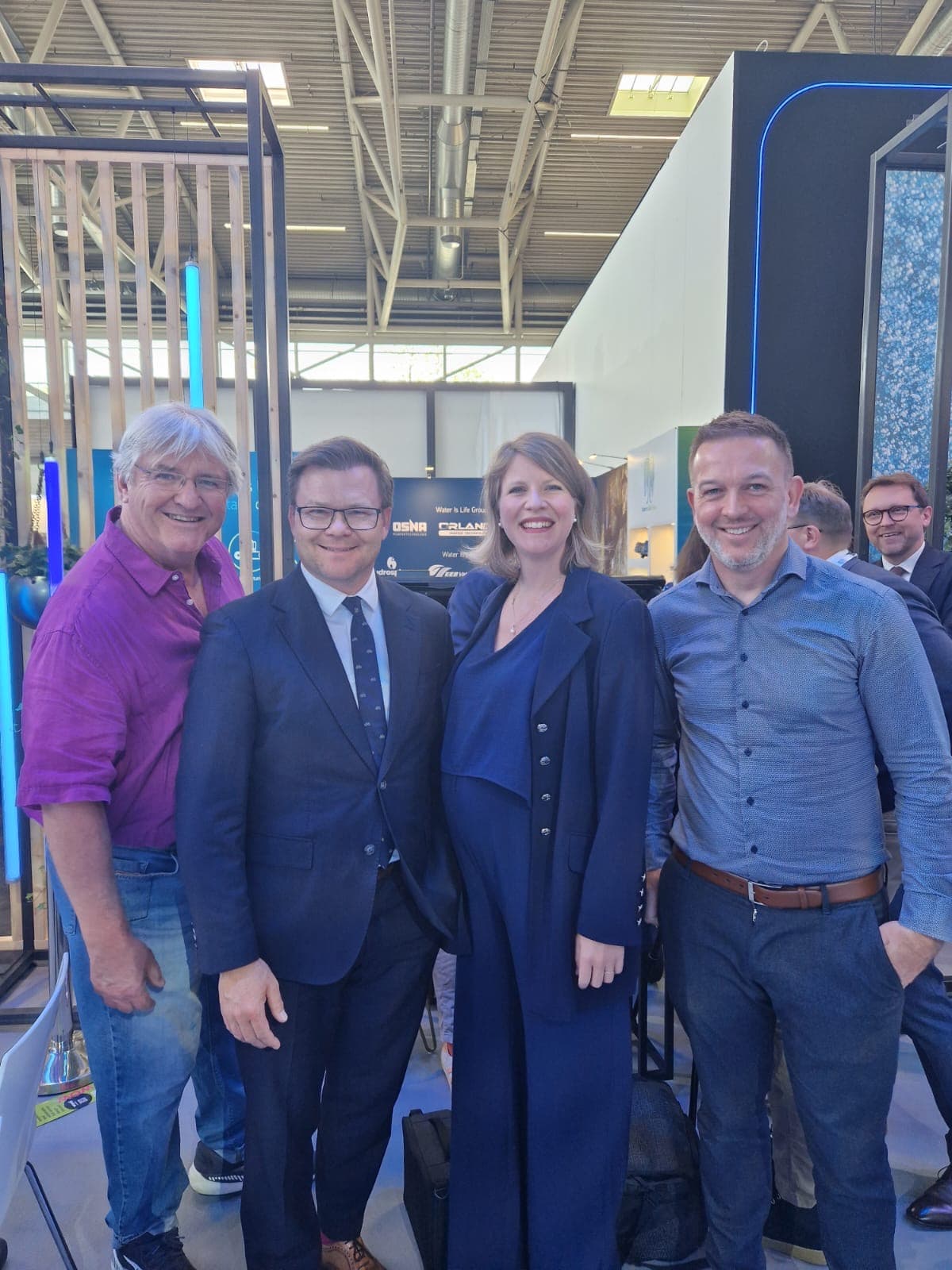 Julia Mailänder bei der Eröffnung der iFAT Munich 2026